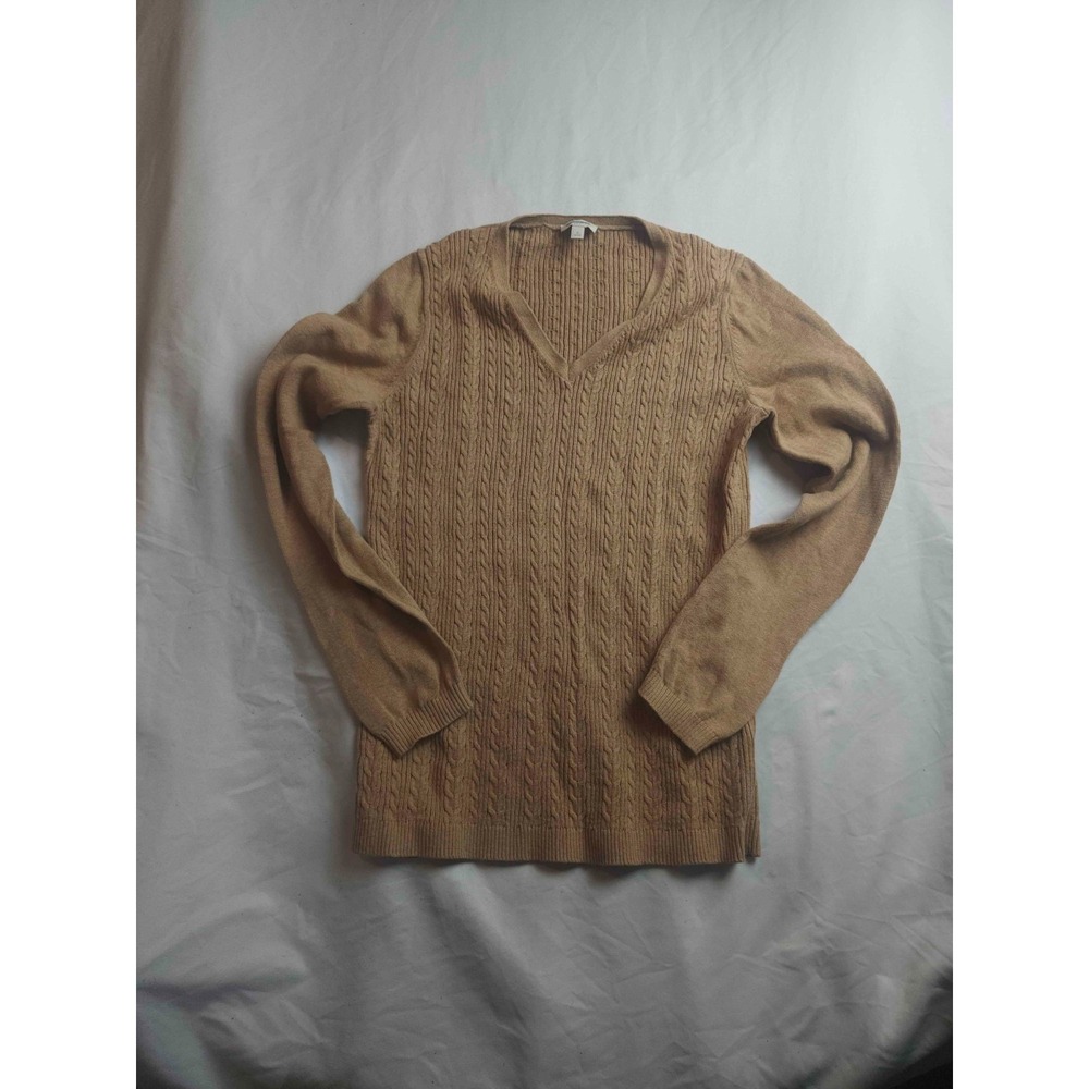 Talbots Sweater Womens S Brown Coastal Chic Preppy Classic Minimalist Layering